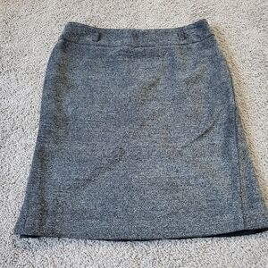 Ann Taylor Petites Classic Gray Women's Skirt 6P